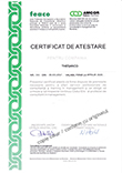 Certificat de atestare AMCOR