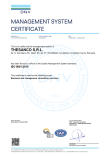 Certificat ISO 9001:2015 DNV